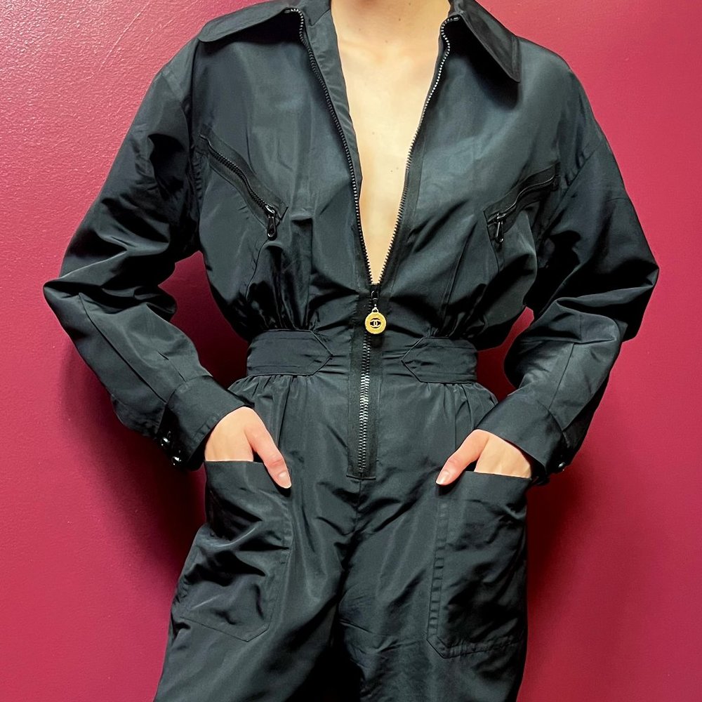 Chanel Vintage Silk Jumpsuit